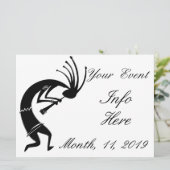 Carte Joueur de flûte Kokopelli Thunder_Cove (Debout devant)