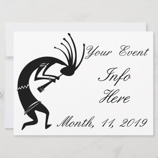 Carte Joueur de flûte Kokopelli Thunder_Cove (Devant)