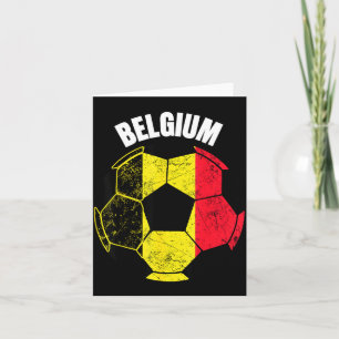 Carte Joueur de football belge de jeu de football fan de