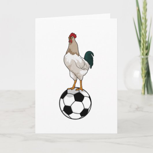 Carte Joueur de football Coq (Devant)