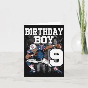 Carte Joueur de football de 9 ans 9e année de football