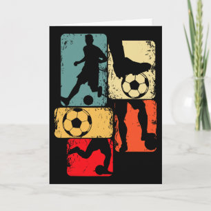 Carte Joueur de football garçons enfants jeunesse hommes