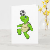 Carte Joueur de football Turtle (Fleur jaune)