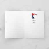 Carte Joueur de Gymnastique Appréciation Merci (Intérieur)