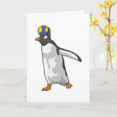 Carte Joueur de handball de Penguin Handball (Fleur jaune)