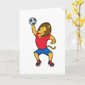 Carte Joueur de handball Handball Lion (Fleur jaune)