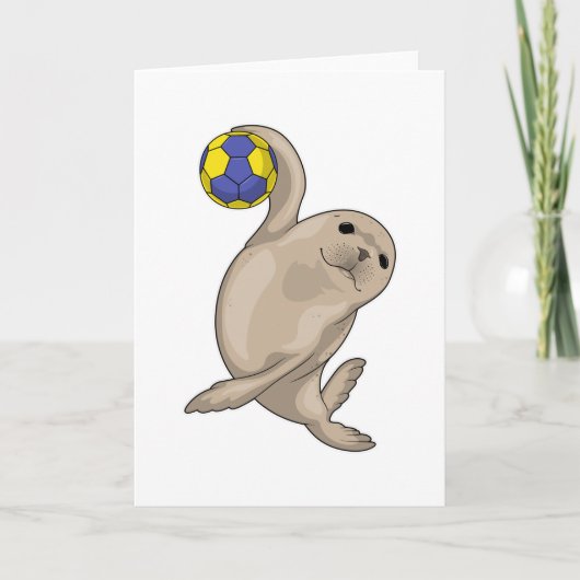 Carte Joueur de handball Handball Seal (Devant)