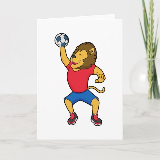 Carte Joueur de handball Lion Handball (Devant)