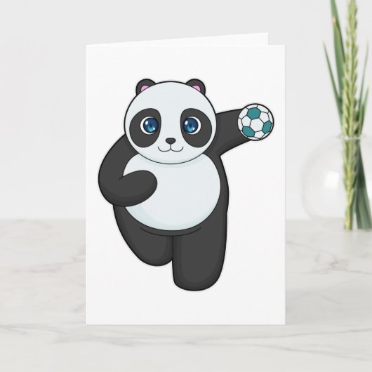 Carte Joueur de handball Panda Handball (Devant)