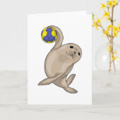 Carte Joueur de handball Seal Handball (Fleur jaune)