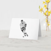 Carte Joueur de hockey de Grey Forward (Fleur jaune)