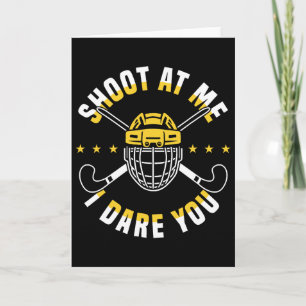 Carte Joueur de hockey sur gazon Tire Sur Moi Je T'en Pr