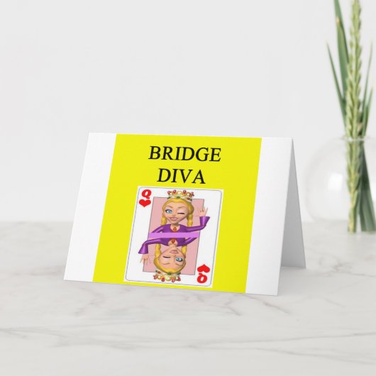 Carte joueur de jeu de passerelle dupliqué (Devant)