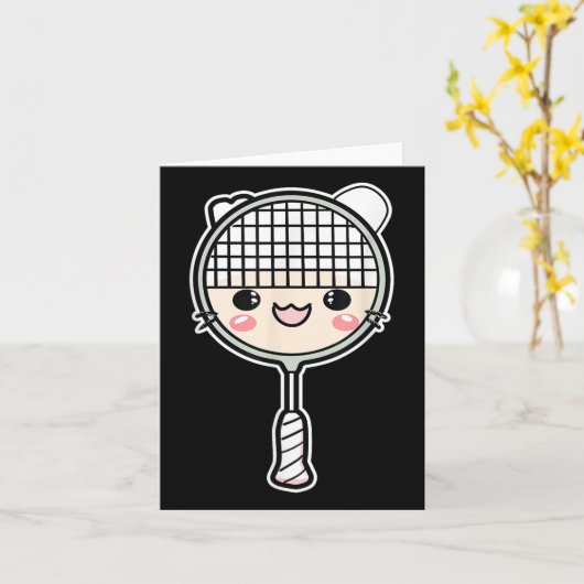 Carte Joueur de la navette visage de la raquette de Badm (Fleur jaune)