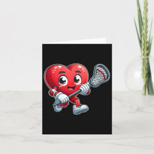 Carte Joueur de l'équipe de crosse de la Saint-Valentin