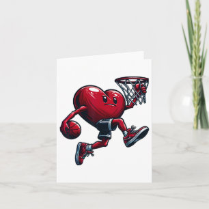 Carte Joueur de l'équipe de dunk slam cœur de la Saint-V