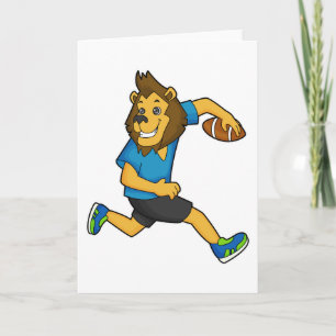 Carte Joueur de rugby Lion Football