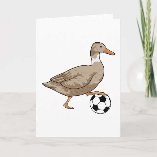 Carte Joueur de soccer Duck Soccer (Devant)