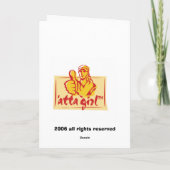 Carte Joueur de tennis (Dos)