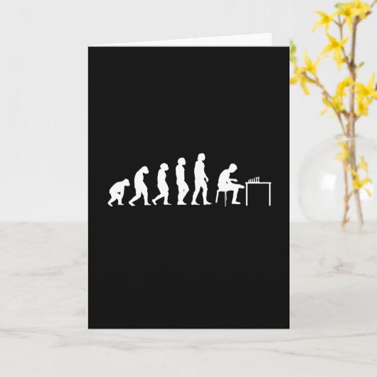 Carte Joueur d'échecs (Fleur jaune)