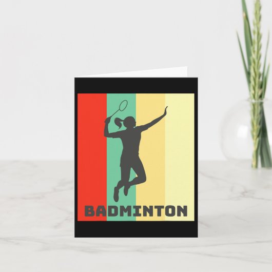 Carte Joueur du badminton (Devant)
