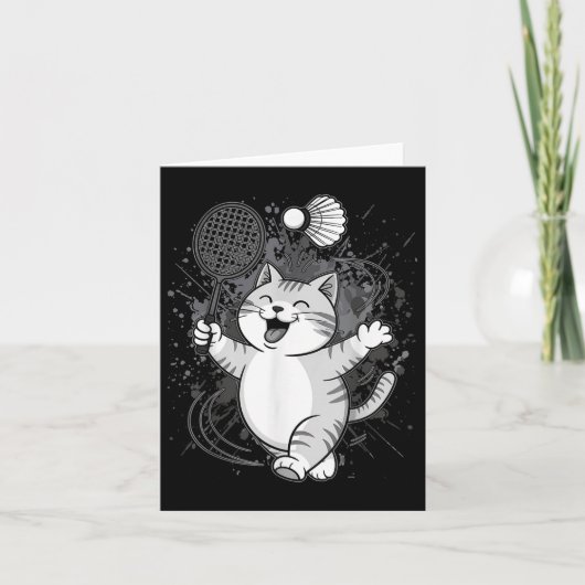 Carte Joueur du Cute Kitty Badminton (Devant)