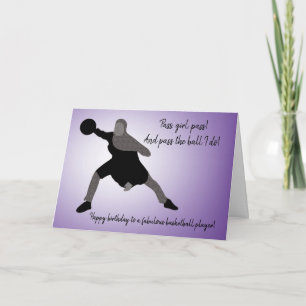 Carte Joueur musulman de basket-ball