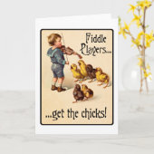 Carte Joueurs de Fiddle Obtenez les chiches Musique viol (Fleur jaune)