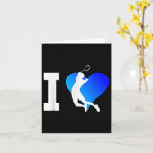 Carte Joueuse de Badminton Mens Navette Squash Femmes (Fleur jaune)