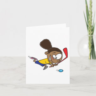 Carte Joueuse de hockey féminin