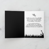 Carte Joueuse de softball avec chauve-souris (Intérieur)