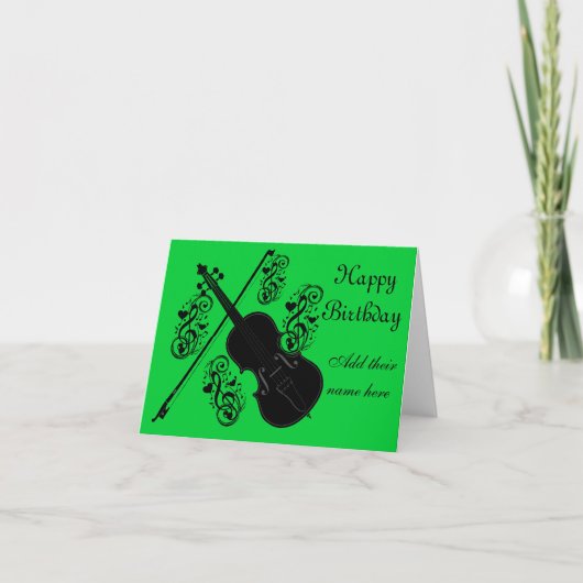 Carte Jouons,Violon_ (Devant)