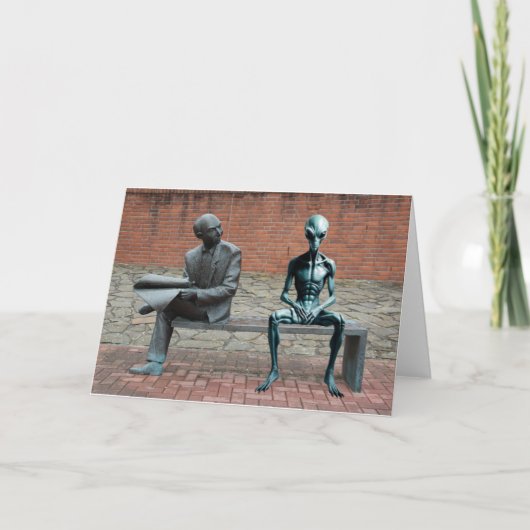 Carte Jour 1 de visite d'extraterrestre. (Devant)