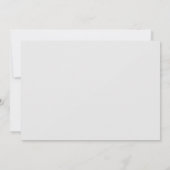 Carte Jour Anniversaire Black Camo & Bow (Dos)