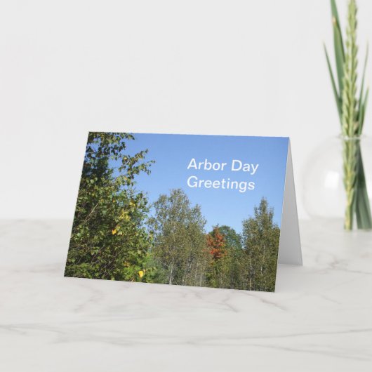 Carte Jour-Arbres d'axe (Devant)