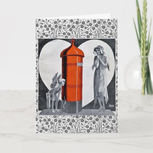 Carte Jour Art Déco Valentines (Devant)