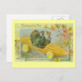 Carte Jour d'Action de grâces Corn Mobile (Devant / Derrière)