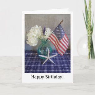 Carte Jour d'anniversaire du 4 juillet