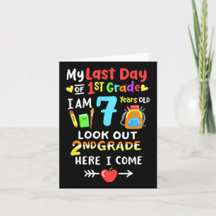 Carte Jour de 1ère année d'études 2e année ici Je viens