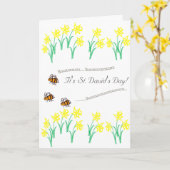 Carte Jour de BuzzAboutBees St David heureux (Fleur jaune)