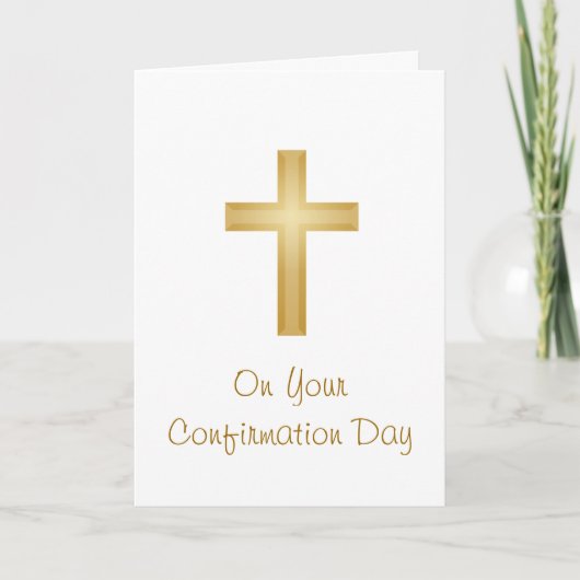 Carte Jour de confirmation (Devant)