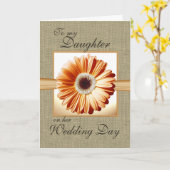 Carte Jour de Daughter (Fleur jaune)