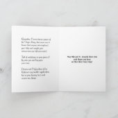 Carte Jour de fête de Jésus d'enfant de St Joseph (Intérieur)