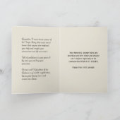 Carte Jour de fête de Saint Joseph Prière catholique (Intérieur)