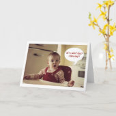 Carte Jour de gâteau ? (Fleur jaune)