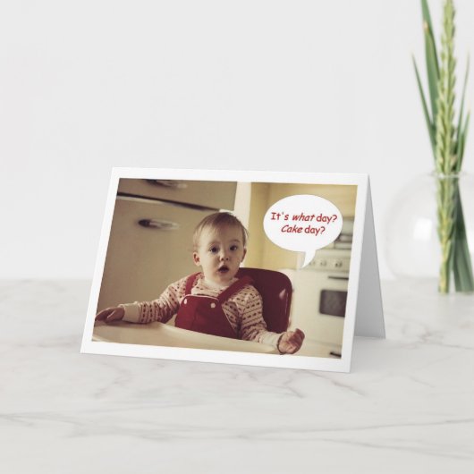 Carte Jour de gâteau ? (Devant)