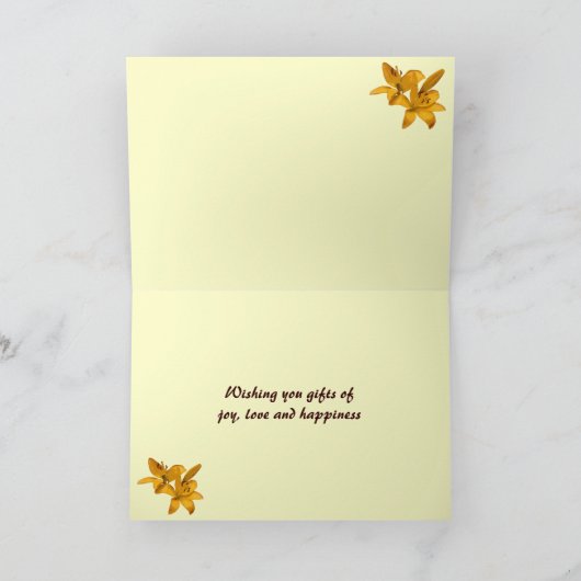 Carte Jour de Golden Lilie (Intérieur)