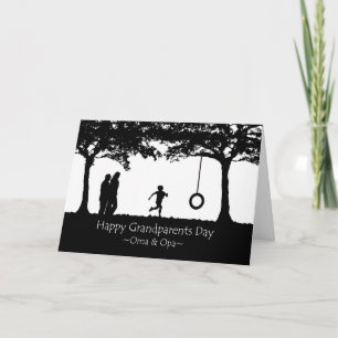 Carte Jour de grands-parents pour Oma et Opa, jeu