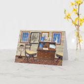 Carte Jour de la Déclaration d'Indépendance heureux (Fleur jaune)