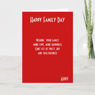 Carte Jour de la famille CHAT